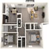 Floor plan: Two Bedroom Apartment