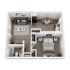 Floor plan: 1 Bedroom