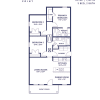 Floor plan: 3 br/2ba