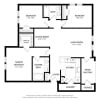 Floor plan: Three Bedroom Apartment
