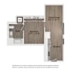 Floor plan: 1 BR TYPE C