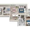 Floor plan: B5-1093sf
