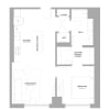Floor plan: 1 Bed/1 Bath-1.8N