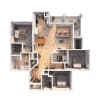 Floor plan: C1 - Corner