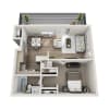 Floor plan: Plan A1A/A1B