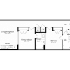 Floor plan: 2 Bed - 2 Bath | b11 - Weiler