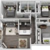 Floor plan: 3x2