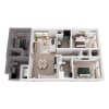 Floor plan: C2A