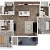 Floor plan: B4 The Willow