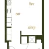 Floor plan: Studio B3