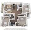 Floor plan: 4U-D