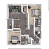 Floor plan: B1-1