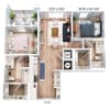 Floor plan: B3