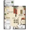 Floor plan: Model i1