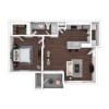Floor plan: Chesney - Renovated