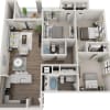 Floor plan: C2B