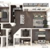 Floor plan: B2-1206-E