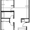 Floor plan: 2 Bed 1 Bath B