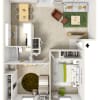 Floor plan: RPA-2x1(890) D