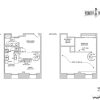 Floor plan: 1 BR Live/Work