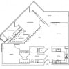 Floor plan: Artemis R and 2R