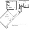 Floor plan: 1BR 1H