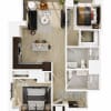 Floor plan: 2 Bed/2 Bath-B6