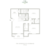 Floor plan: Two Bedroom 964