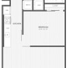 Floor plan: 1 Bed/1 Bath Jr. ADA East