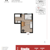 Floor plan: Studio - 246 sqft