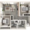 Floor plan: 2x2 B