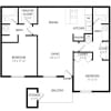 Floor plan: 2B