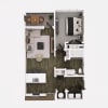 Floor plan: Chicago A1