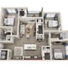 Floor plan: C1