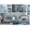 Floor plan: 1 bedroom, 1 bath