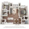 Floor plan: B5R