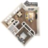 Floor plan: Large One Bedroom