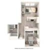 Floor plan: 1x1 H 