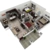 Floor plan: 3 BR Grand Courtyard Garage