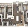 Floor plan: C1-1412sf-FinishIII