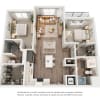 Floor plan: B1b