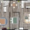 Floor plan: 2x1