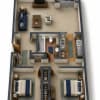Floor plan: 2 Bedroom Garden