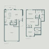 Floor plan: TH-2B