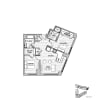 Floor plan: North 2x2