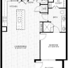 Floor plan: 1 Bed/1 Bath-T_A01A
