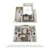 Floor plan: Two Bedroom Two Bath Loft - Phase 2