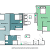 Floor plan: 3B