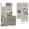 Floor plan: Shelly Townhome 