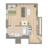 Floor plan: Studio A Tier 08